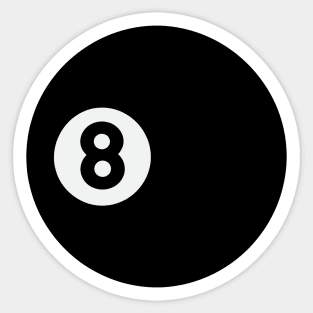 Billiards 8-Ball Sticker